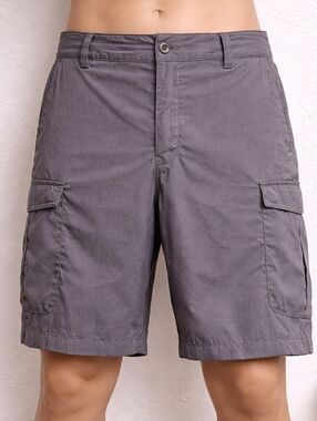 Under Armour Men’s Cargo Shorts Gray Size 34 Lightweight Outdoor